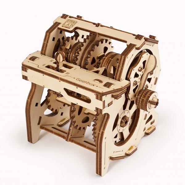 Механическая STEM-модель Ugears STEM Lab Коробка передач (3941) - фото 2 Механическая STEM-модель Ugears STEM Lab Коробка передач (3941) - фото 2