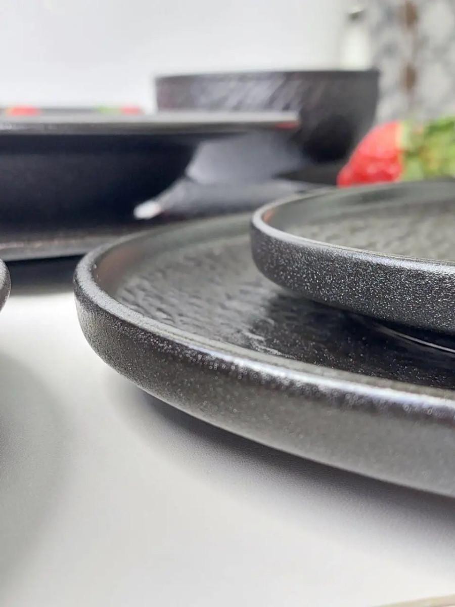 Тарелка обелиск 21х2,2 см Черный (102-674) - фото 2 Тарелка обелиск 21х2,2 см Черный (102-674) - фото 2