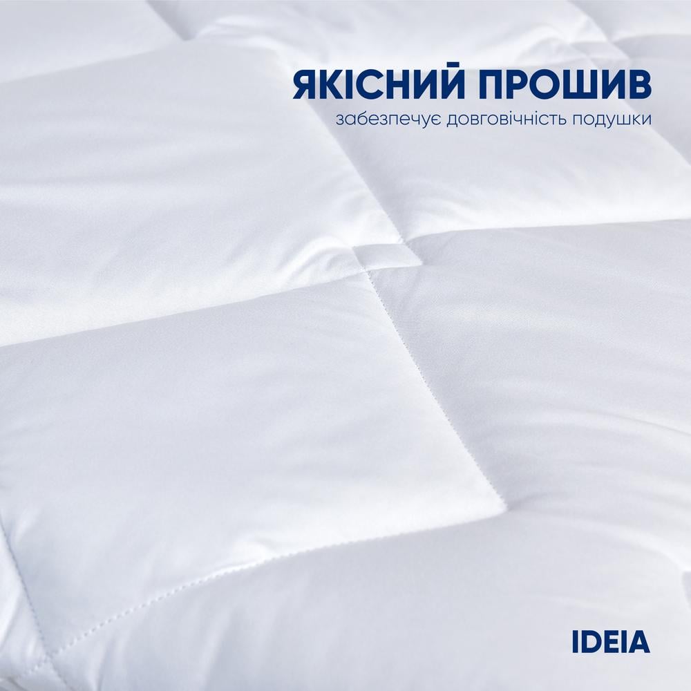 Подушка антиалергенна IDEIA Classic Soft з внутрішньою подушкою 70х70 см Білий (20794) - фото 3