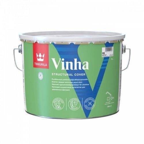 Краска TIKKURILA антисептик Vinha для деревянных фасадов VC полумат 0,9 л