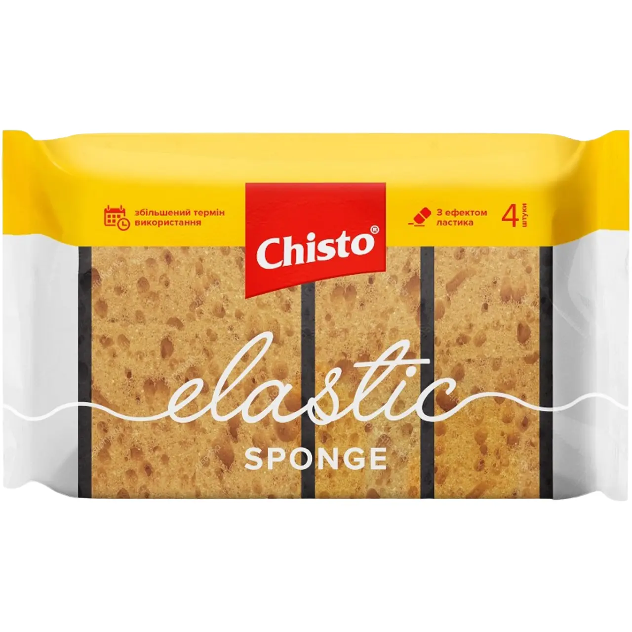 Губка Chisto Elastic Sponge 4 шт. (409014)