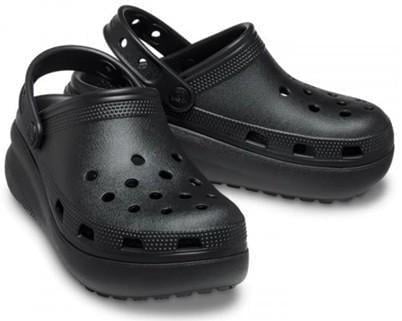 Шльопанці дитячі для дівчинки Crocs Classic Crush Clog р. 28-29 Чорний (18943)