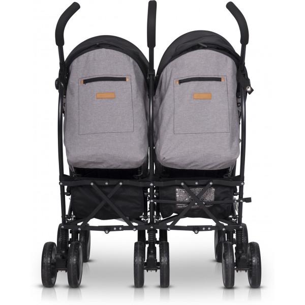 Коляска Easygo Коляска для двійні Comfort Duo 2019 grey fox, сірий (9023-EGCD-06) - фото 6