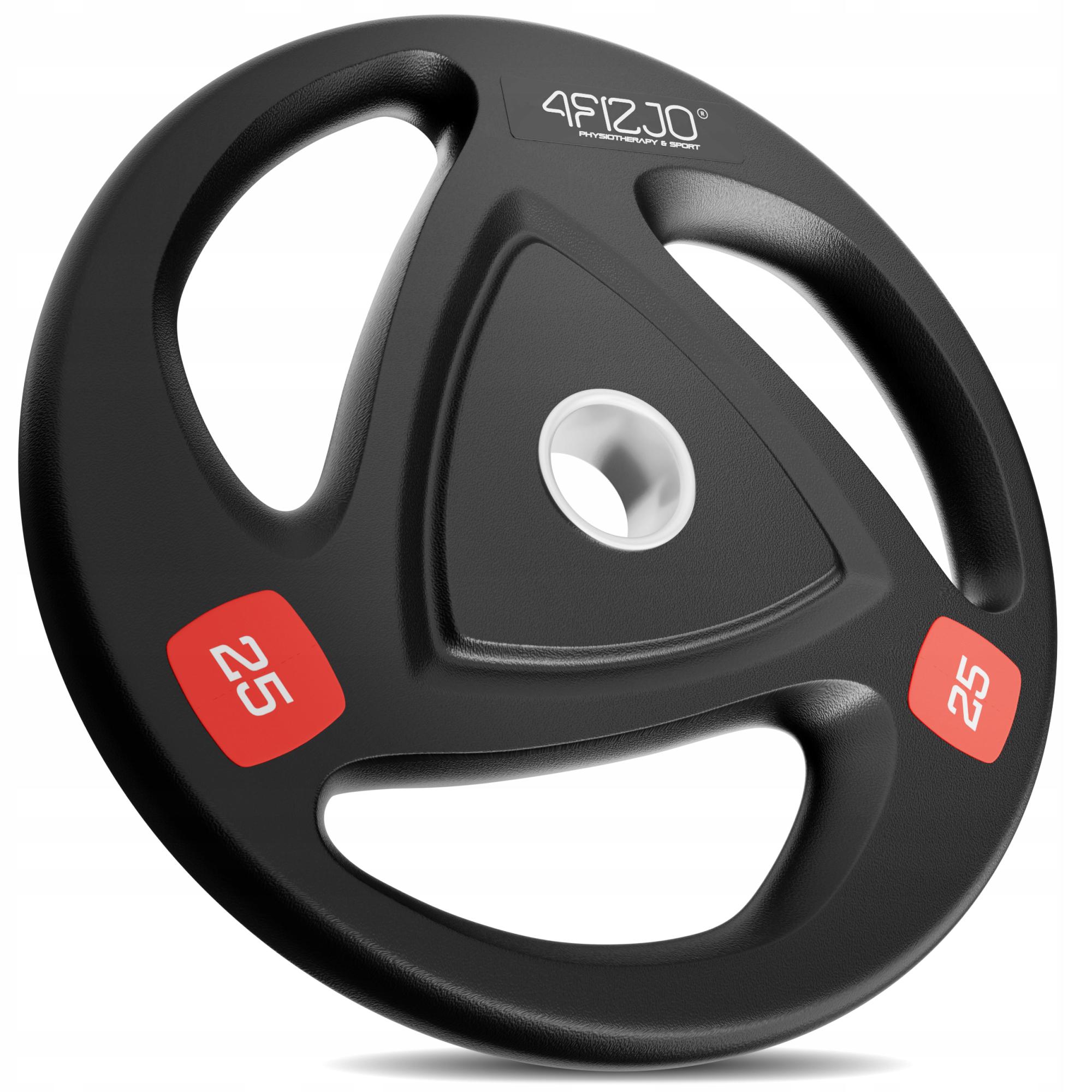 Диск олімпійський 4fizjo металевий/прогумований 1 шт. 25 кг 51 мм Black (P-5905973401302) - фото 7 Диск олімпійський 4fizjo металевий/прогумований 1 шт. 25 кг 51 мм Black (P-5905973401302) - фото 7