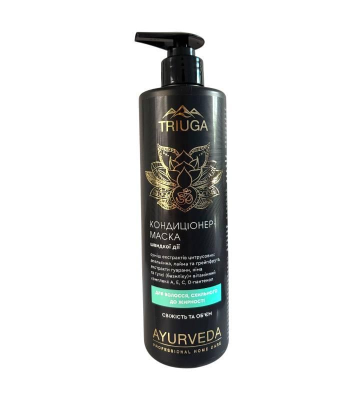 Кондиционер-маска TRIUGA AYURVEDA Свежесть и объем Для волос склонных к жирности 500 мл