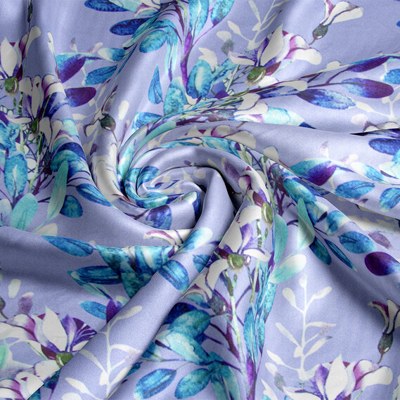 Ткань шелк атлас IDEIA Armani Digital Ирена 1,5 м Сиреневый (2200004221038)