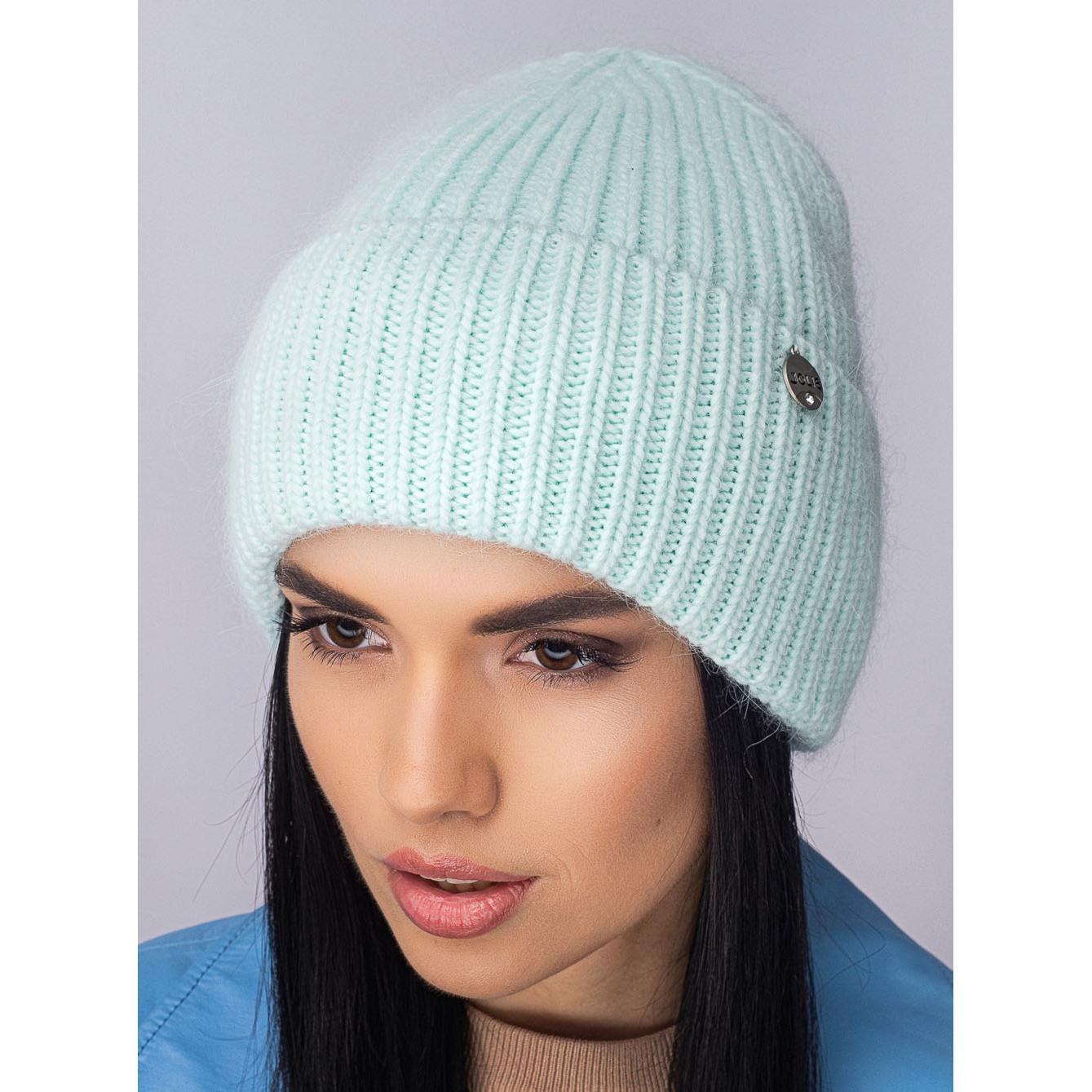 Шапка ангоровая женская Leks Роскошь one size Мята - фото 1 Шапка ангоровая женская Leks Роскошь one size Мята - фото 1