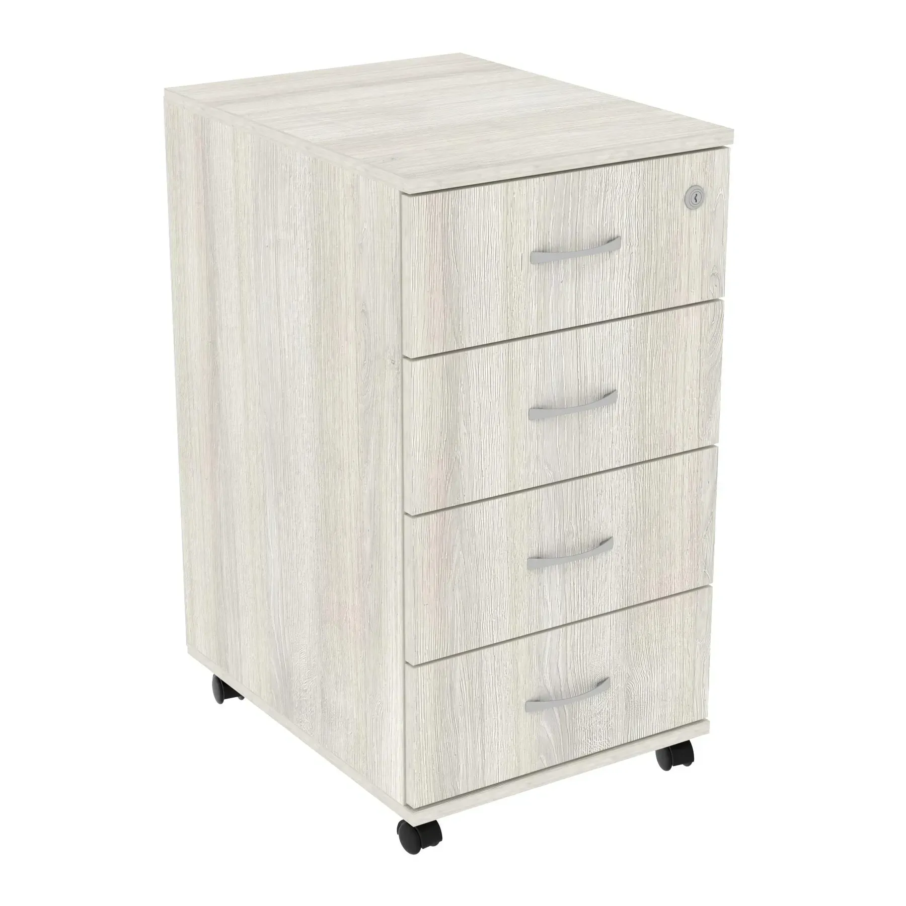 Тумба офисная Kontinent ТМ-1 на колесиках 400х520х750 мм Дуб Шамони Светлый (52919274)