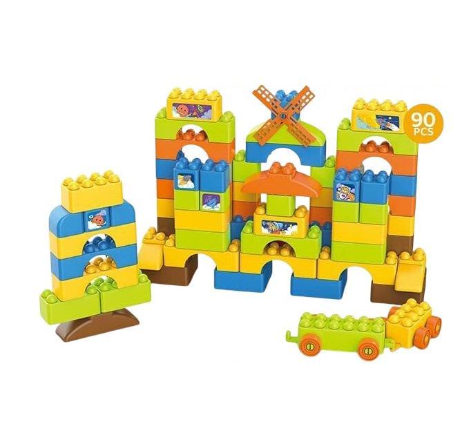 Конструктор Big Building Blocks 90 деталей у відрі Multicolor (164956)