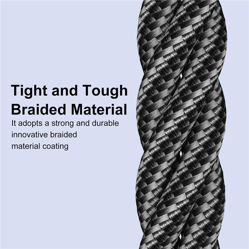 Кабель Uslion Lightning для быстрой зарядки 1 м Красный (1834175102) - фото 3