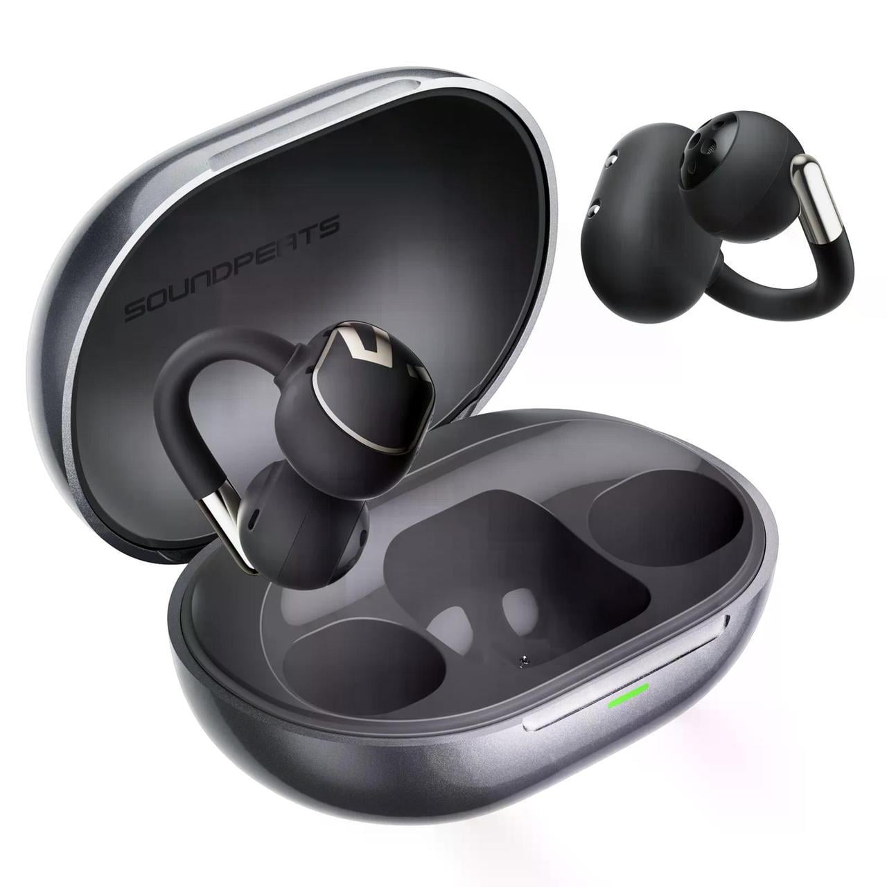 Навушники бездротові Soundpeats Clip1 напіввідкриті LDAC Dolby Чорний (2872167972)