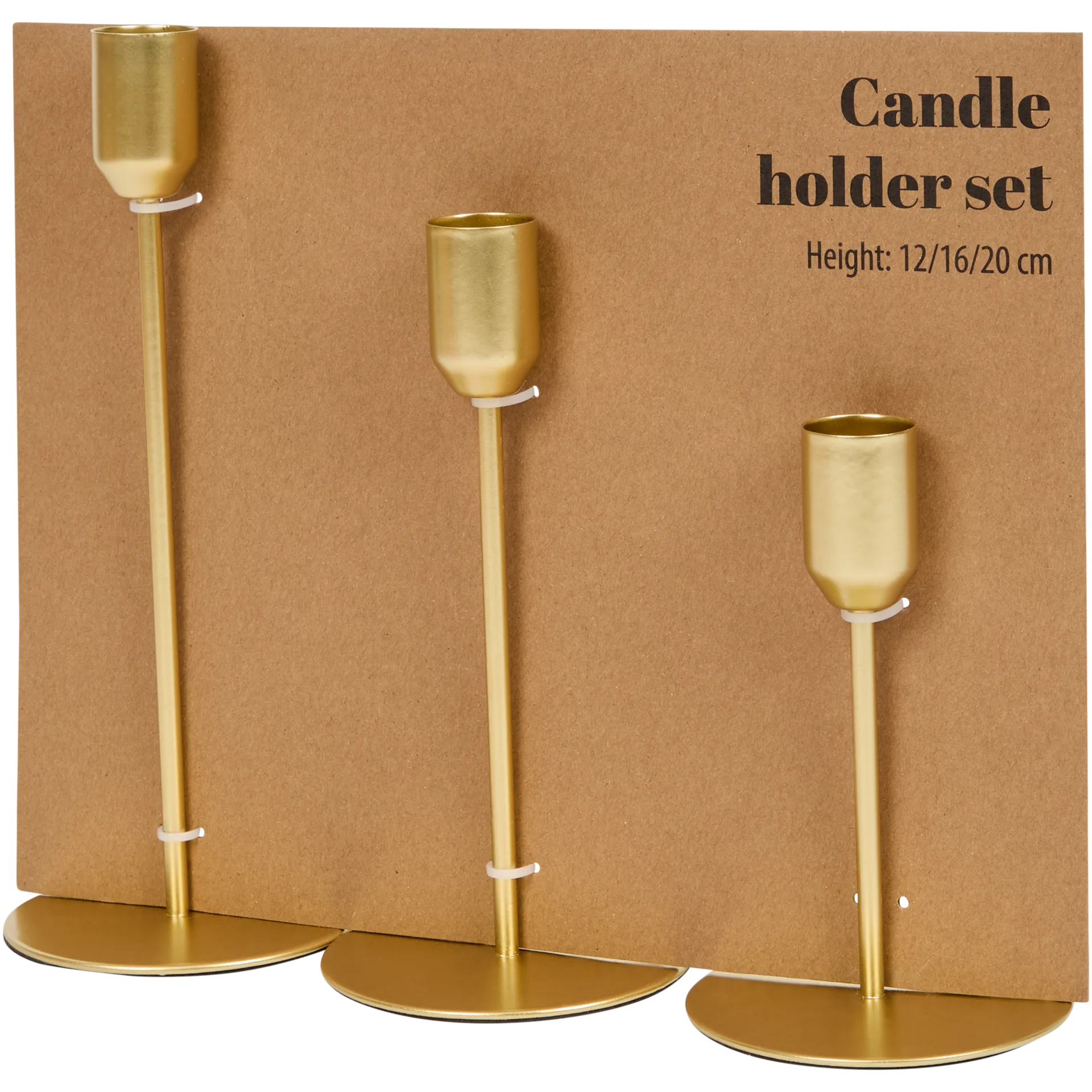 Набір підсвічників Spargo настільних на ніжці 20/16/12 см Золотий - фото 2 Набір підсвічників Spargo настільних на ніжці 20/16/12 см Золотий - фото 2