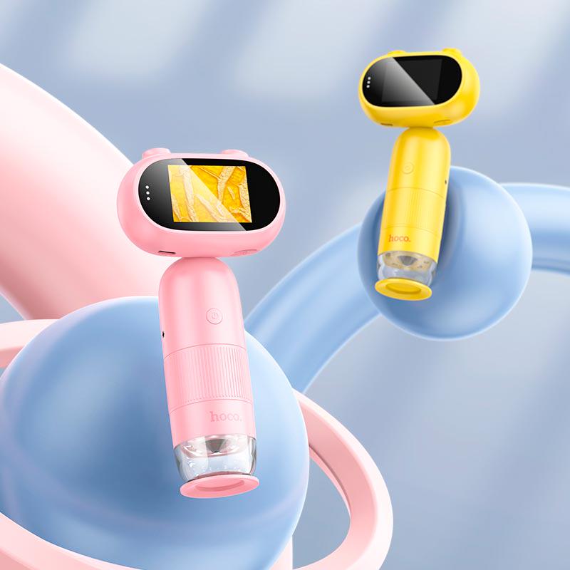 Мікроскоп цифровий Hoco DV206 Жовтий (27457219) - фото 4