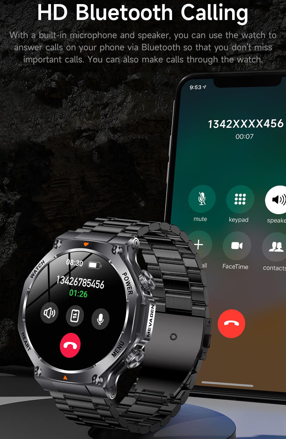 Смарт-часы Smart Mevaden Ultra Steel 2 ремешки (2043) - фото 30 Смарт-часы Smart Mevaden Ultra Steel 2 ремешки (2043) - фото 30