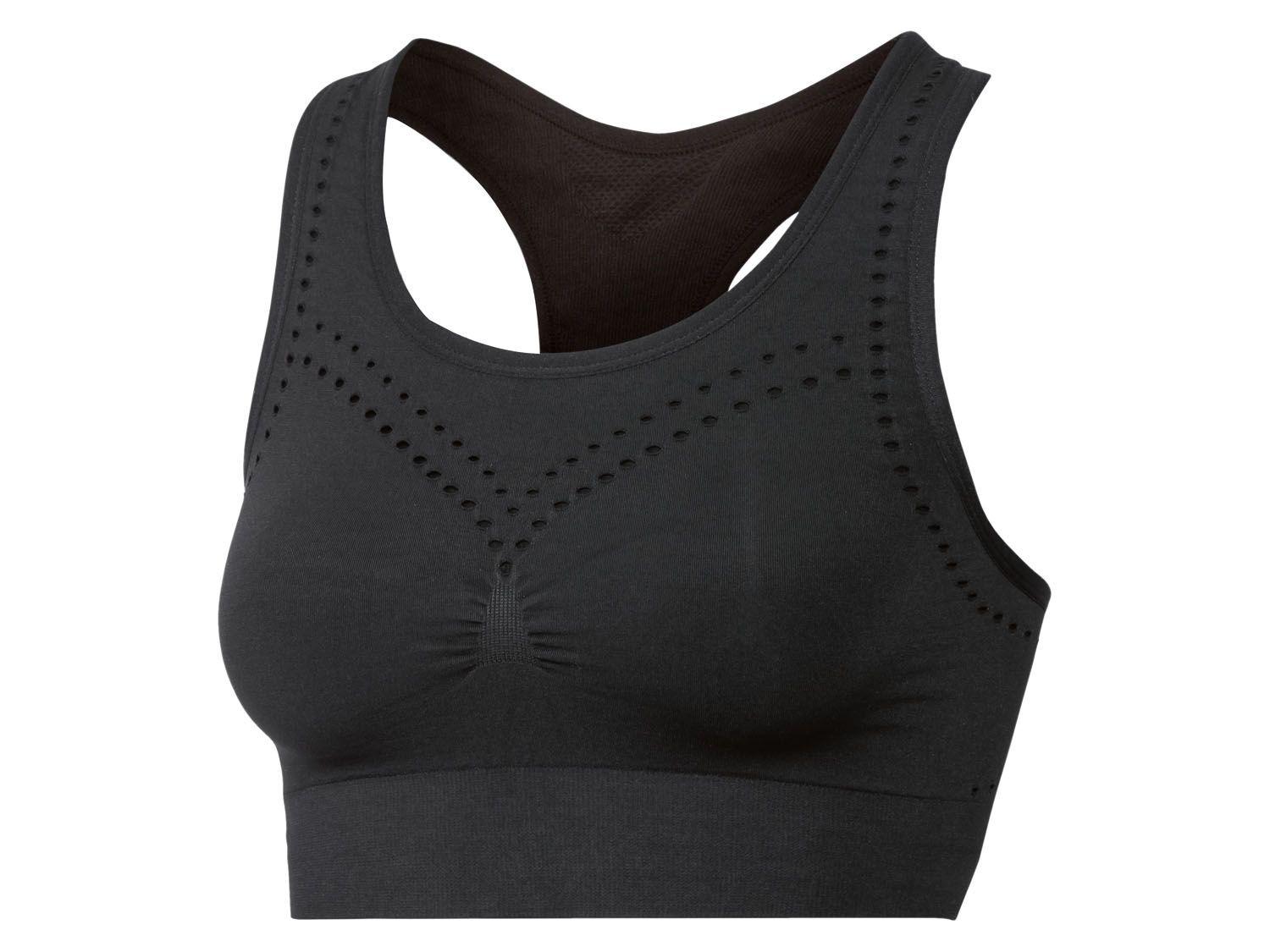 Топ женский спортивный Crivit 348833 бесшовный S Черный (72600)