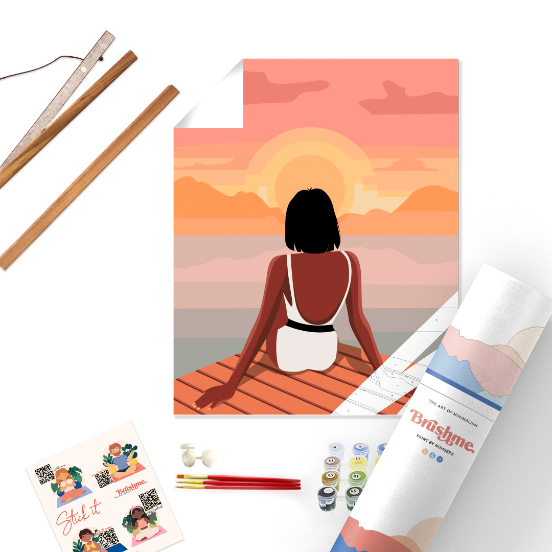 Картина по номерам Brushme BST1006 40x50 см в тубусе Картина по номерам Brushme BST1006 40x50 см в тубусе