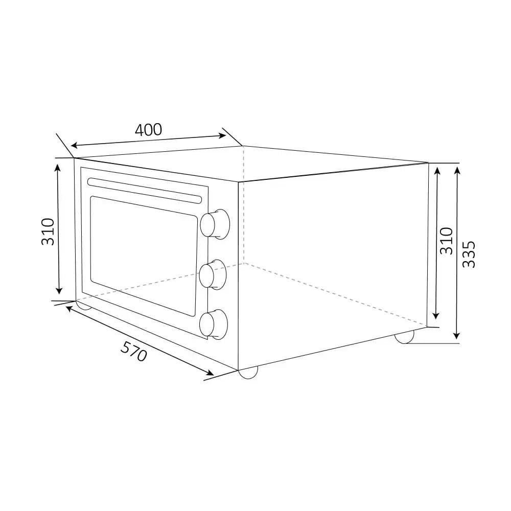 Електрична піч Ventolux MARIA 45 (GRS) - фото 10