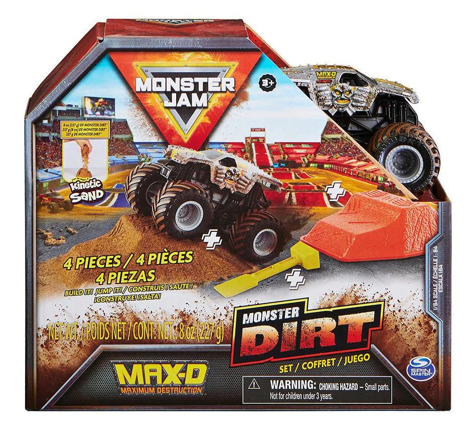 Іграшкова машинка Monster Jam Max D Kintic Dirt кінетичний пісок (2058412948) - фото 4