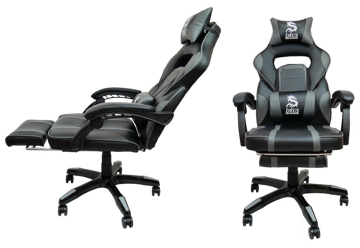 Кресло компьютерное DEUS Large Черный/Серый (10195106) - фото 2 Кресло компьютерное DEUS Large Черный/Серый (10195106) - фото 2