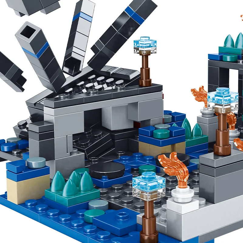 Конструктор Майнкрафт битва в глибинній темряві з Варденом 437 дет. - фото 9