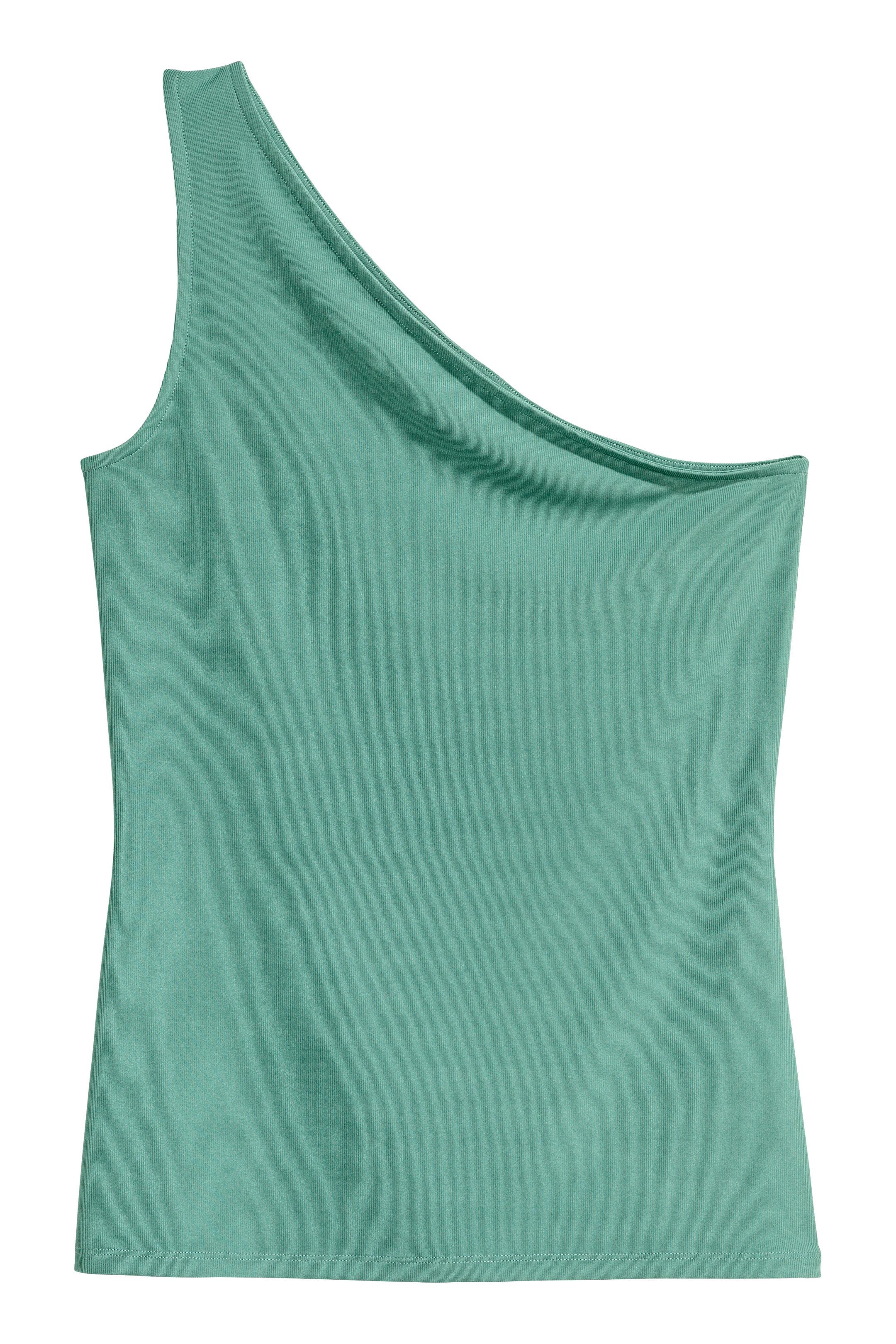 Блуза H&M 2XL Темно-бирюзовый (16044381074)