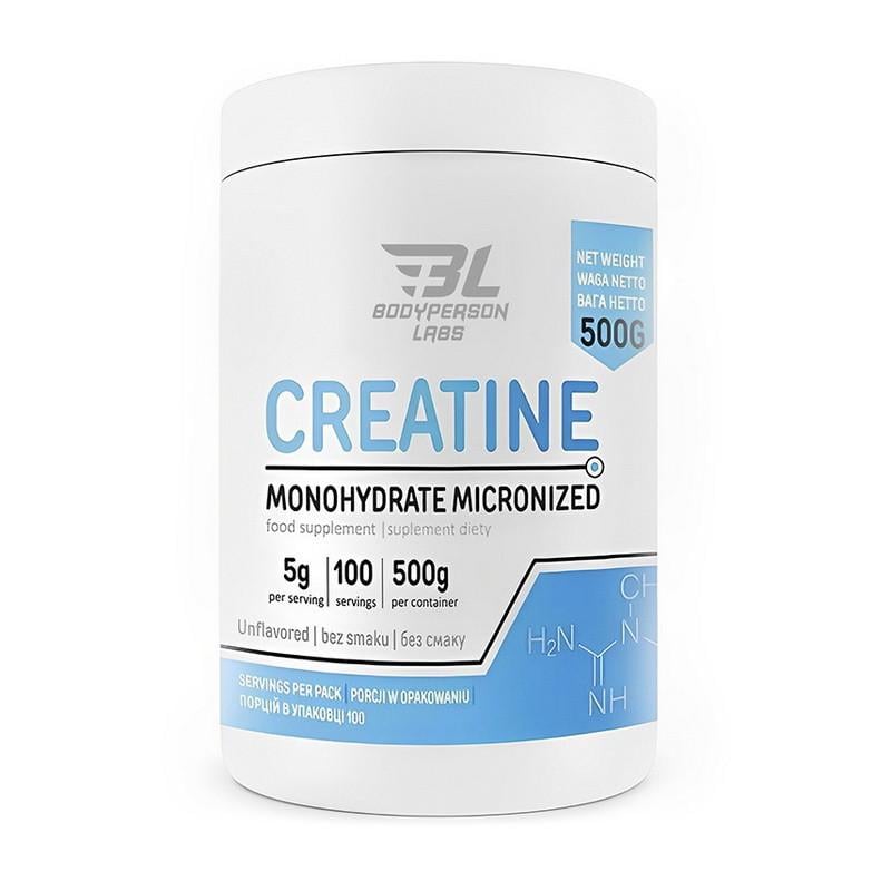 Креатин моногидрат Bodyperson Labs Creatine Monohydrate Pure 500 г (22047-01) - фото 1