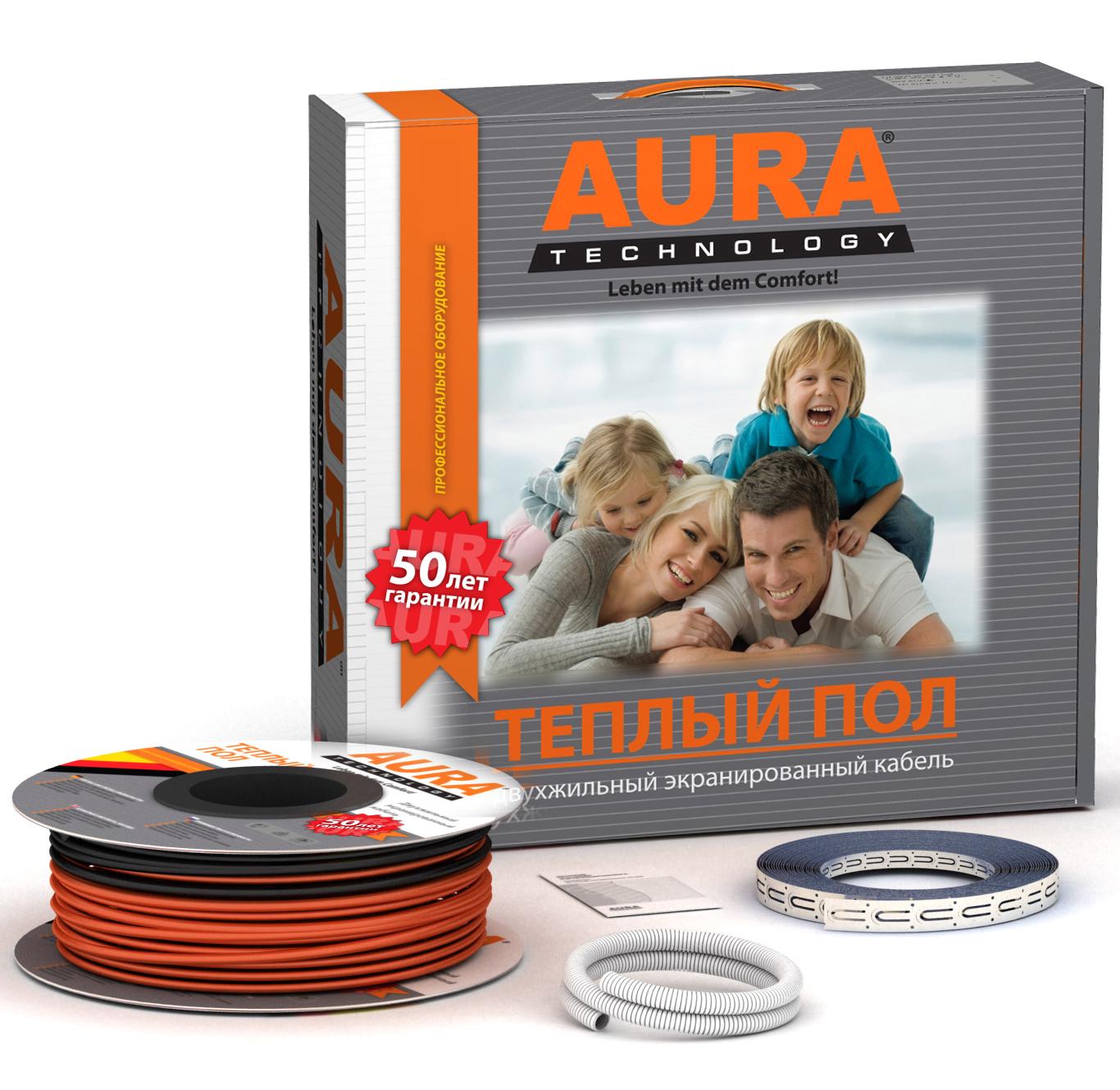 Нагревательный кабель AURA КТА 300 Вт 2,0-2,5 м2