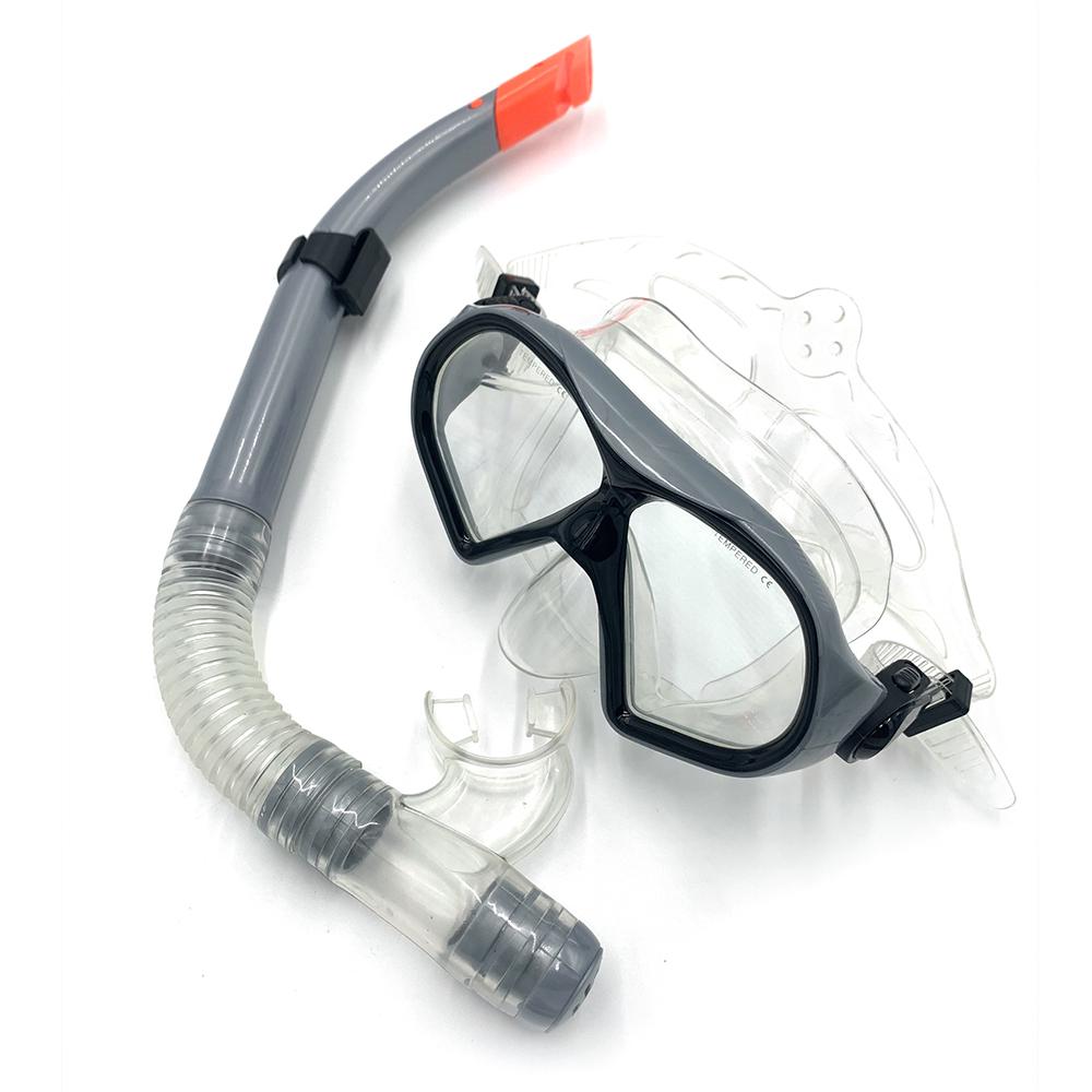 Набір для плавання Newt DLV маска і трубка Сірий (NE-SW-95-GR) - фото 2 Набір для плавання Newt DLV маска і трубка Сірий (NE-SW-95-GR) - фото 2