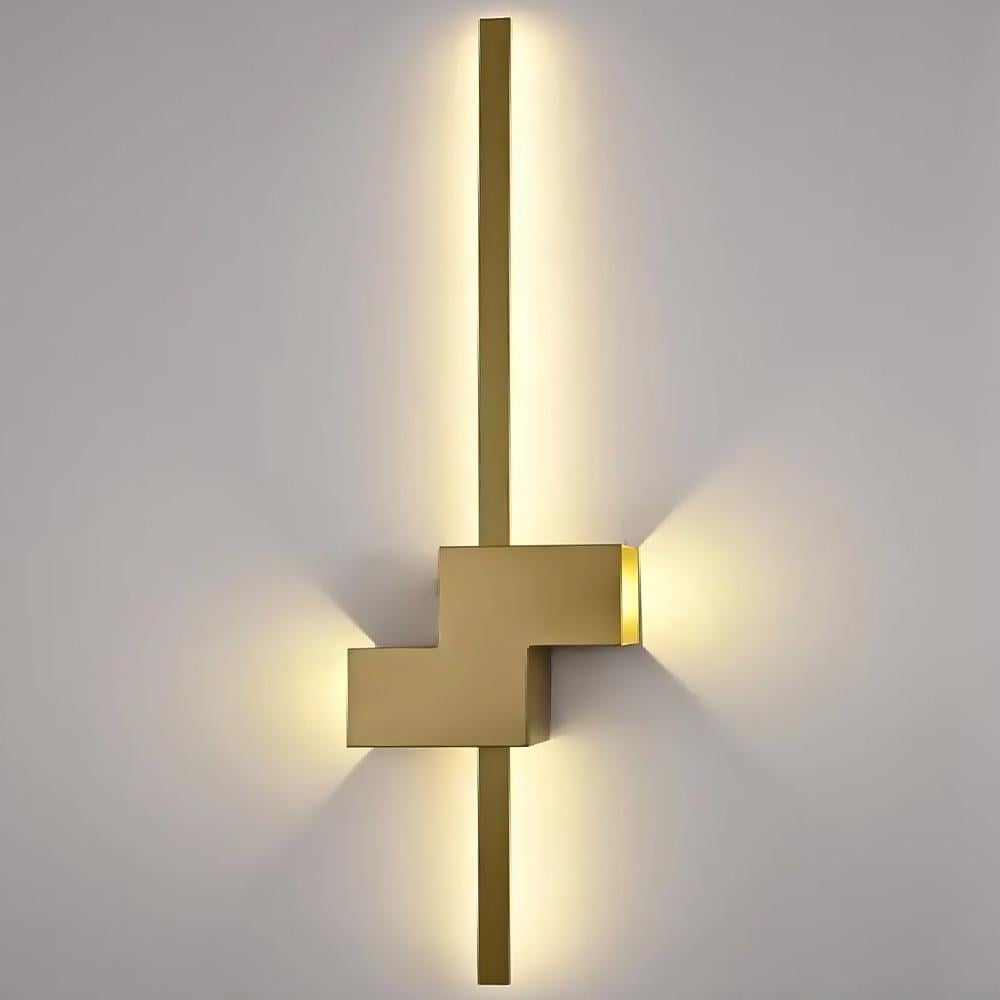 Светильник светодиодный настенный Light House SY-19017/800 PLG 32/10W 800х150х80 мм Золотой