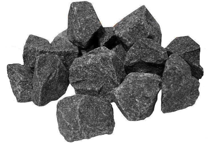 Каміння для сауни та лазні Діабаз колотий 20 кг
