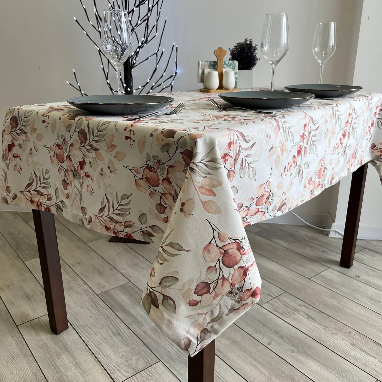 Скатерть водоотталкивающая тефлоновая прямоугольная 140x170 см (30064-p2)