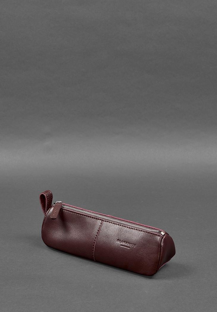 Пенал-несесер шкіряний 4.0 Бордовий (A-027917) - фото 4