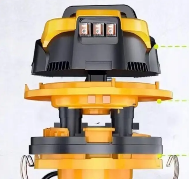 Пылесос промышленный трехтурбинный Riwall 3600W - фото 3 Пылесос промышленный трехтурбинный Riwall 3600W - фото 3