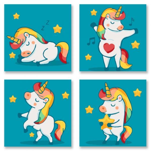 Картина по номерам Идейка Волшебное настроение 18х18 см в термопакете (KNP017)