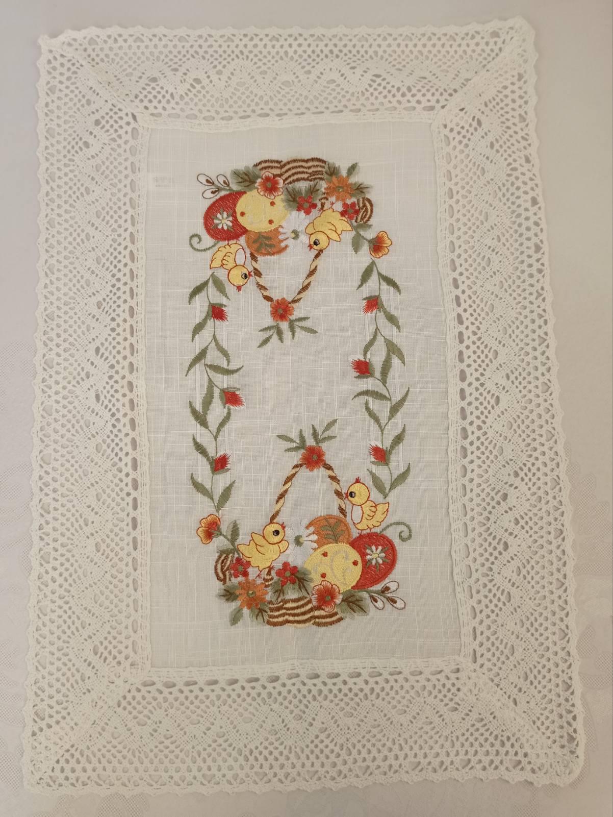 Дорожка пасхальная 40x60 см Easter Holiday White (CN14654)