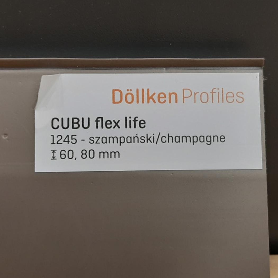 Плинтус Doellken Cubu flex life 1245 80 мм 2,5 м Шампань - фото 3