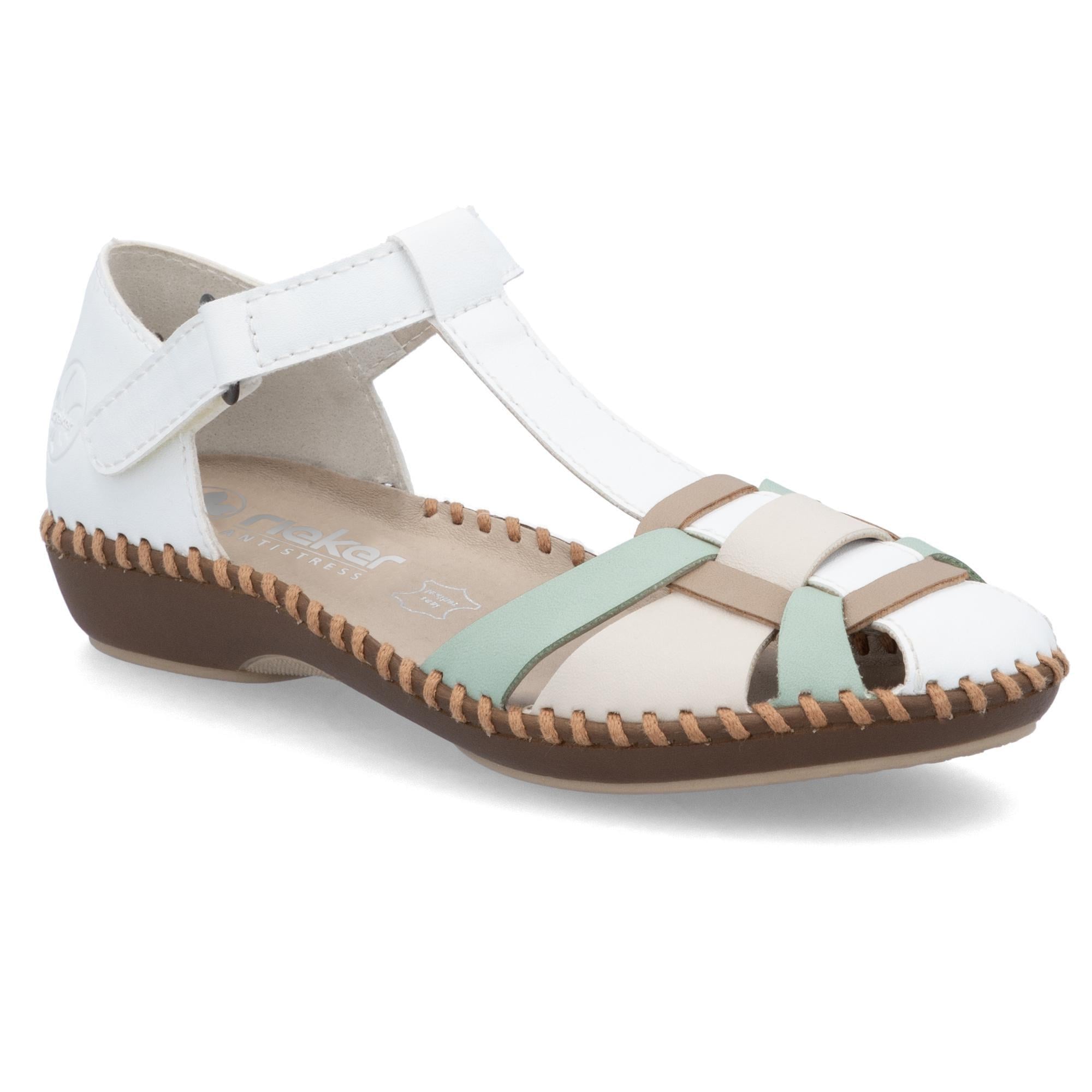 Босоніжки жіночі літні RIEKER р. 38 Різнокольоровий (060201-38)