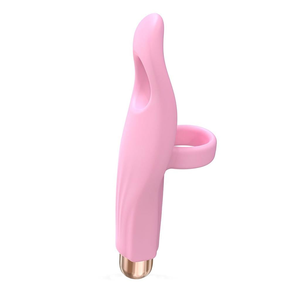 Вибронасадка на палец Love To Love Tickle Me Finger Vibrator 13,5 см Розовый (30774)