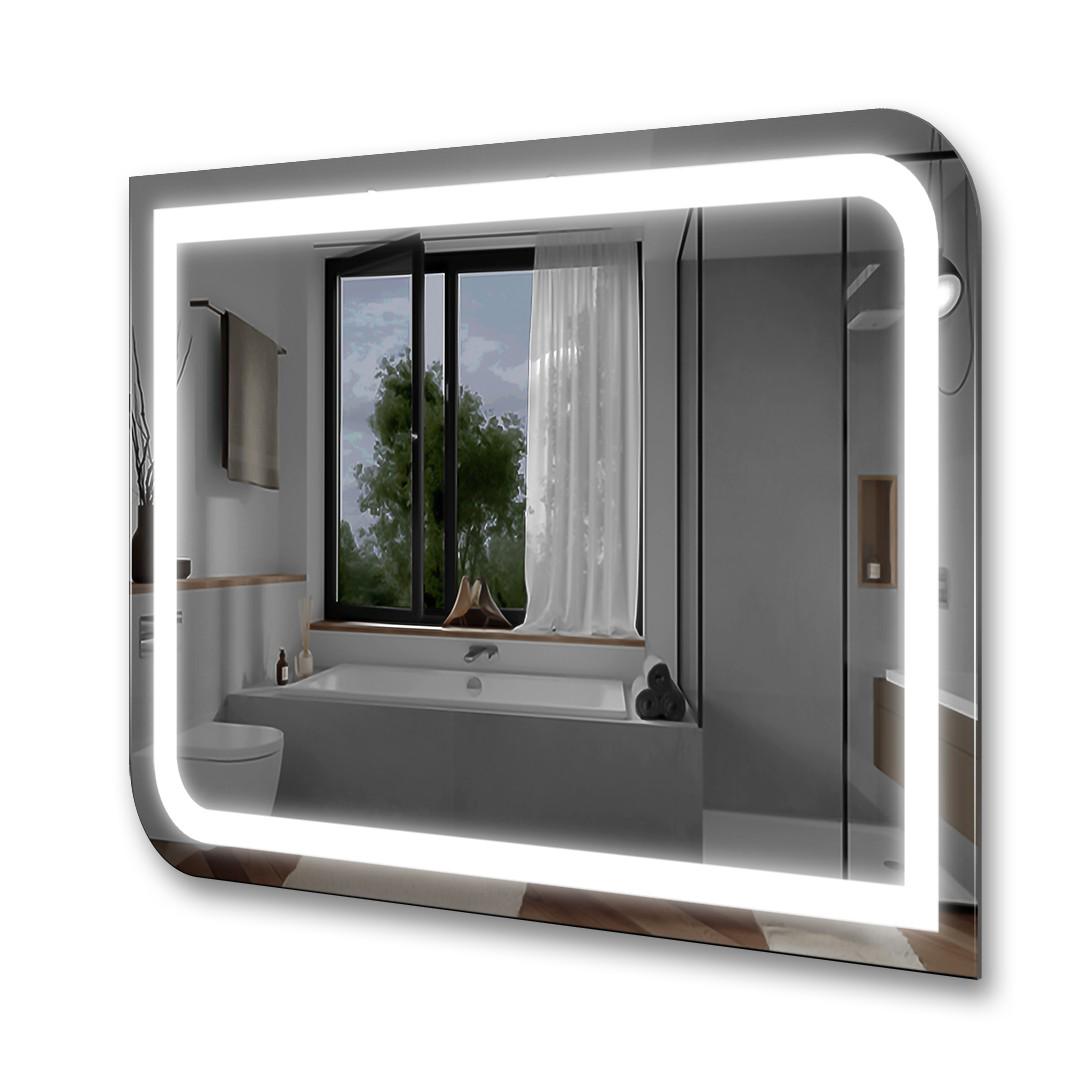 Зеркало EKVATOR MLP-33 60х80 см с комбинированной LED-подсветкой «Премиум»