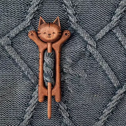 Брошь на одежду брошь Котик (Q00043-2) - фото 4 Брошь на одежду брошь Котик (Q00043-2) - фото 4
