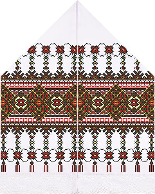 Схема Рушник для свадебных икон для вышивки бисером и нитями на атласной ткани (ТР478ан3099) Схема Рушник для свадебных икон для вышивки бисером и нитями на атласной ткани (ТР478ан3099)