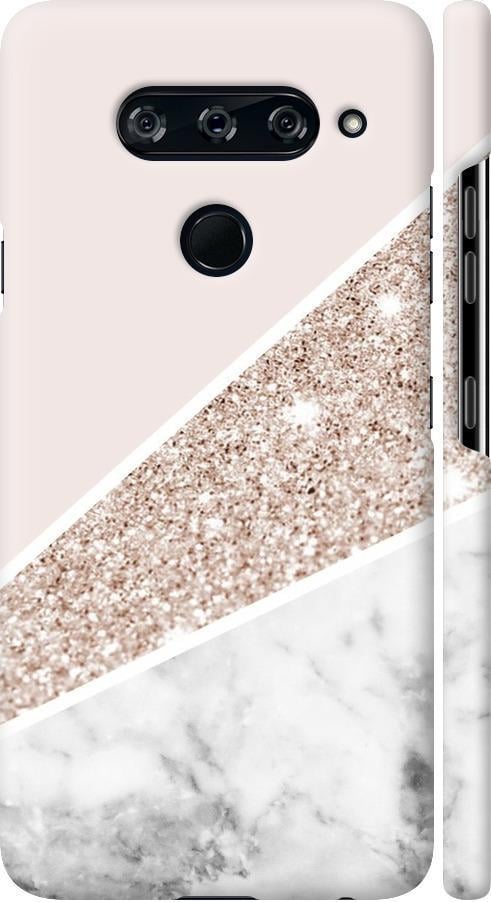 Чохол на LG V40 ThinQ Пастельний мармур (4342m-1577-42517)