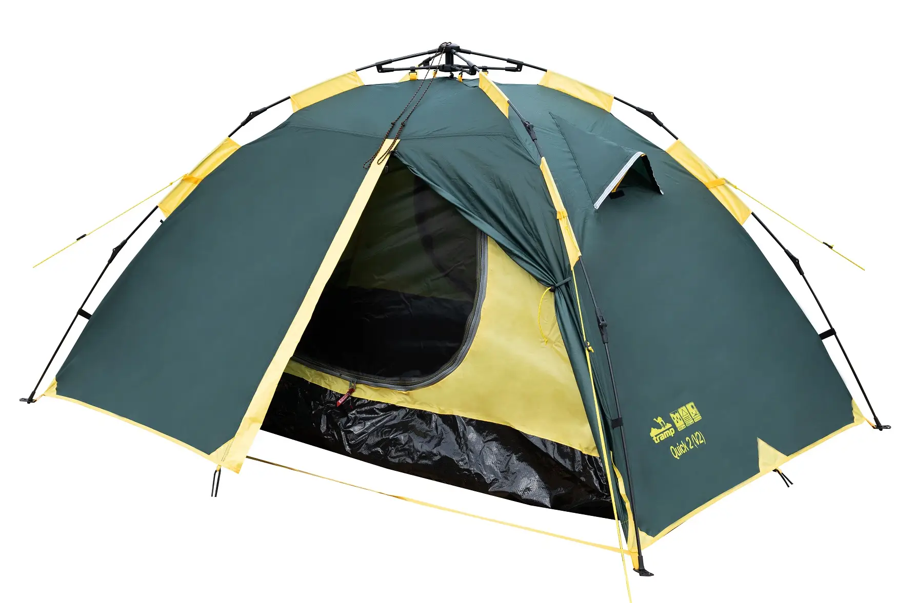 Намет з автоматичним каркасом Tramp Quick 2 v2 TRT-096 Green (548670)