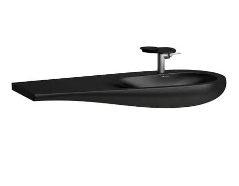 Умывальник Laufen Il Bagno Alessi One 120x50 см Черный матовый (H8149747161041)