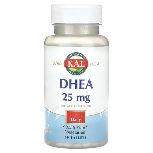 Пищевая добавка KAL DHEA 25 мг 60 табл. (CAL-66706) Пищевая добавка KAL DHEA 25 мг 60 табл. (CAL-66706)