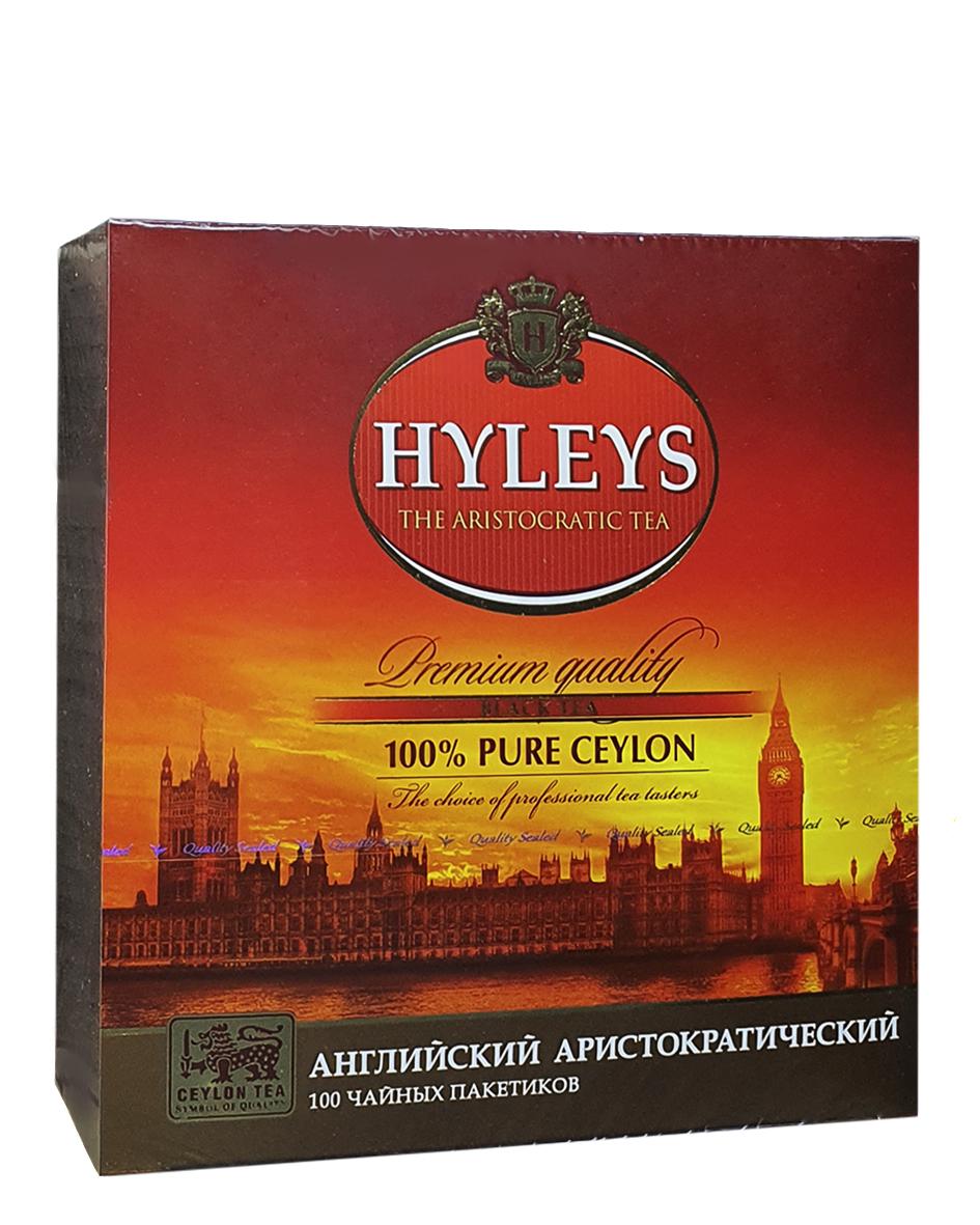 Чай черный Hyleys Английский аристократический в пакетиках 100 шт. х 2 ч (646)