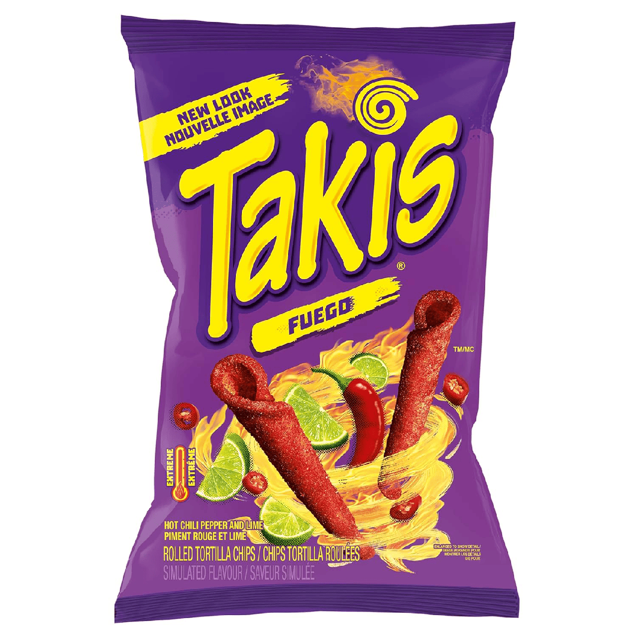 Чипси Takis Fuego Rolls Hot Chili Pepper & Lime Flavored Spicy 100 г (3063559457) Чипси Takis Fuego Rolls Hot Chili Pepper & Lime Flavored Spicy 100 г (3063559457)