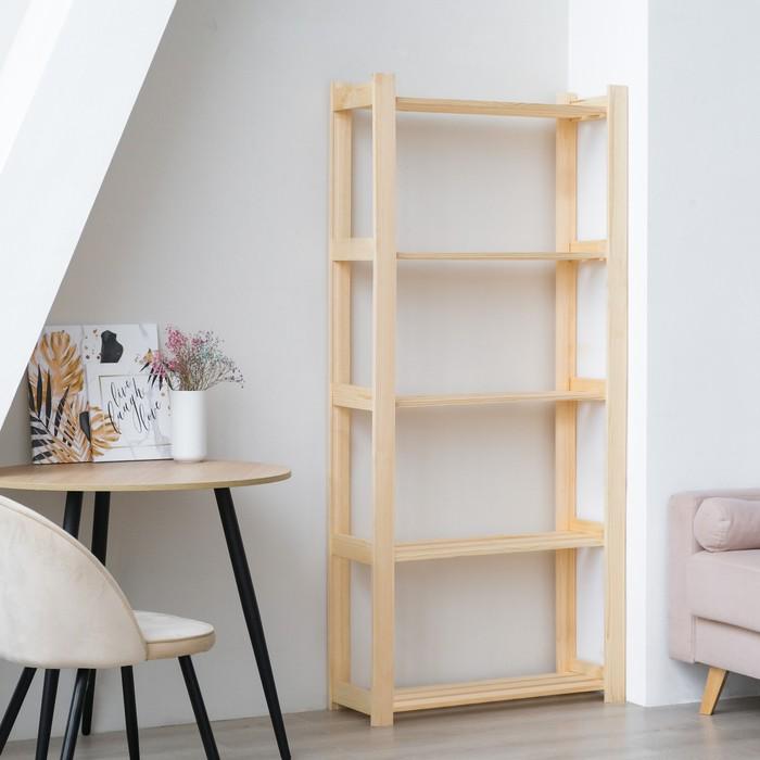 Стелаж дерев'яний Massiv полиць 5 1800x700x350 мм Сосна (11731248)