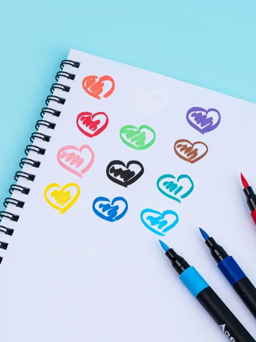 Набір скетч-маркерів для малювання Touch Sketch 12 шт. в кейсі (128689) - фото 4