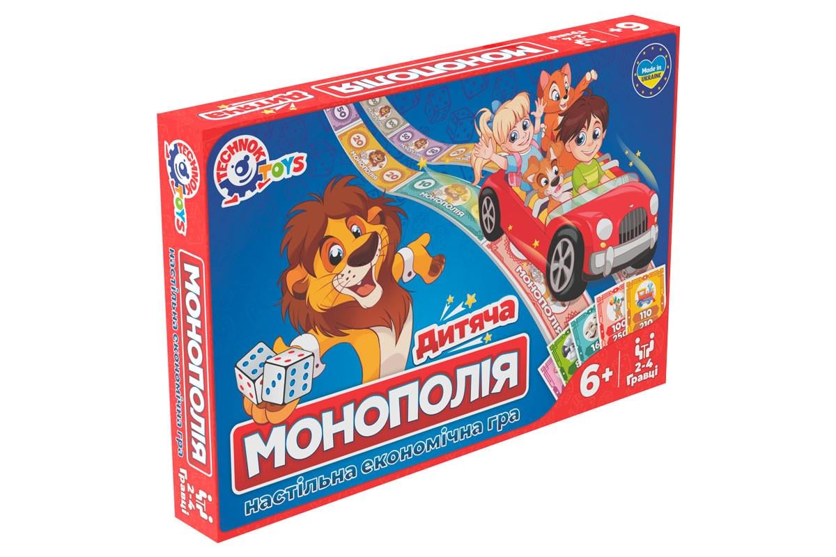 Настольная игра ТехноК детская Монополия